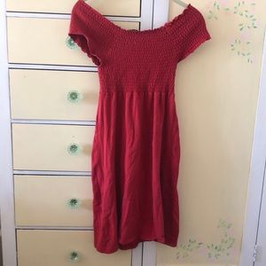 Theory off shoulder mini